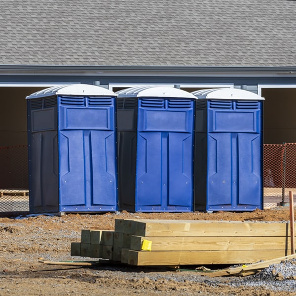 how do you dispose of waste after the portable toilets have been emptied in Colfax